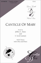 Canticle of Mary SSAA choral sheet music cover